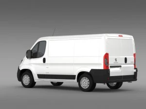 peugeot boxer van  l1h1 2014 3D Model