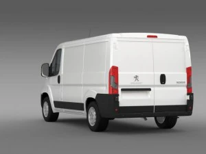 peugeot boxer van  l1h1 2014 3D Model