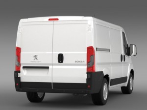 peugeot boxer van  l1h1 2014 Modello 3D