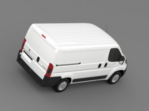 peugeot boxer van  l1h1 2014 Modello 3D