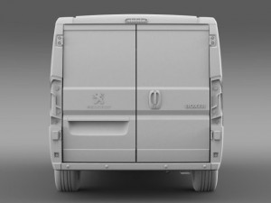 peugeot boxer van  l1h1 2014 Modello 3D