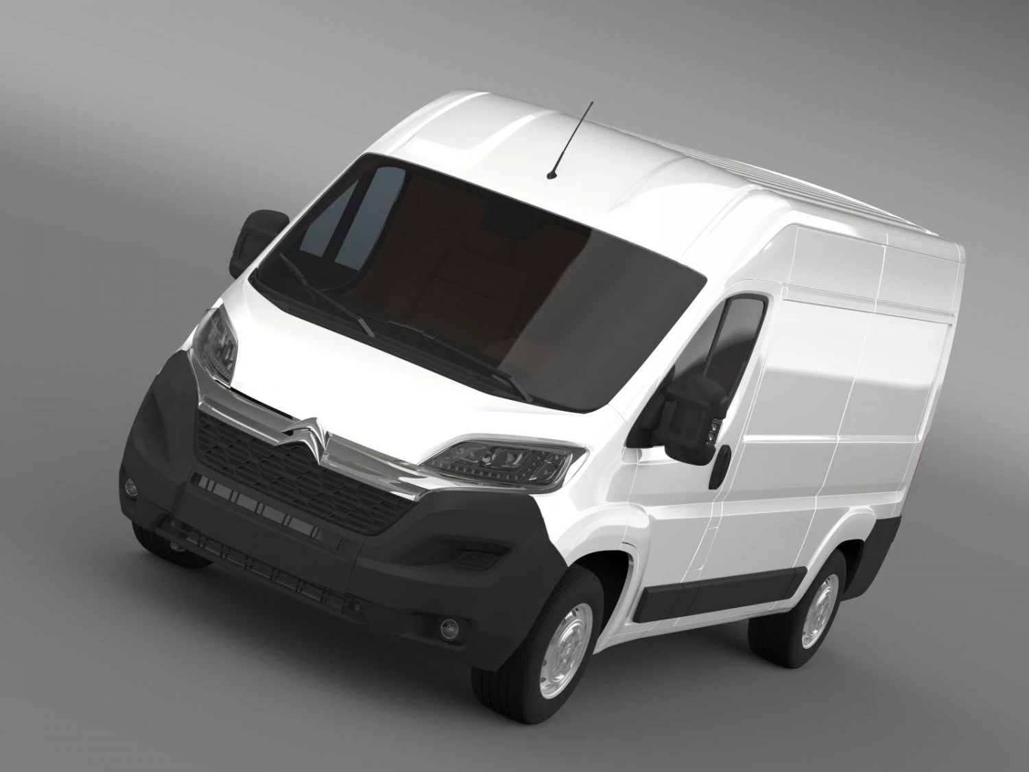 citroen relay van l2h2 2015 3D Model .c4d .max .obj .3ds .fbx .stl .blend