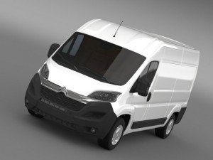citroen relay van l2h2 2015 3D Model