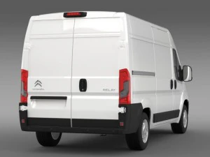 citroen relay van l2h2 2015 3D Model