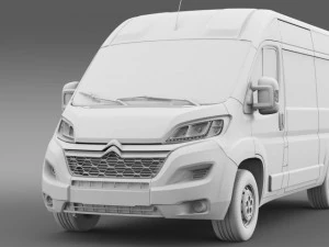 citroen relay van l2h2 2015 3D Model