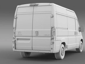 citroen relay van l2h2 2015 3D Model