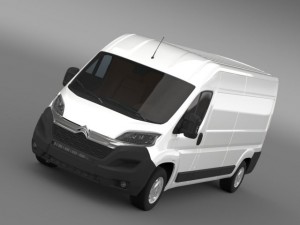 citroen relay van l3h2 2015 3D Model