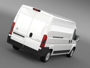 citroen relay van l3h2 2015 3D Model