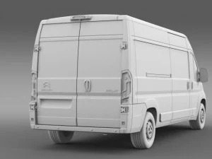 citroen relay van l3h2 2015 3D Model