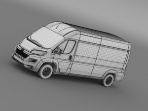 citroen relay van l3h2 2015 Modelo 3D