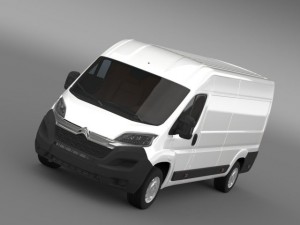 citroen relay van l4h2 2015 3D Модель