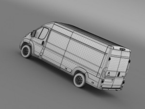 citroen relay van l4h2 2015 3D Model