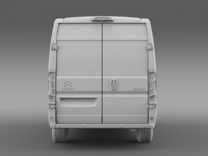 citroen relay van l4h2 2015 3D Model