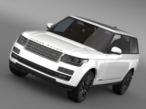 range rover autobiography lwb l405 2014 3D Model