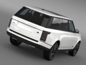 range rover autobiography lwb l405 2014 3D Model