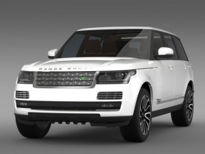 range rover autobiography lwb l405 2014 3D Model