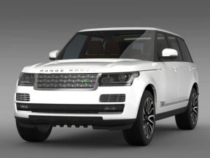 range rover autobiography lwb l405 2014 3D Model