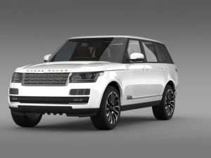 range rover autobiography lwb l405 2014 3D Model