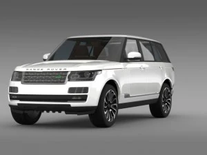 range rover autobiography lwb l405 2014 3D Model