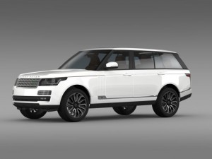 range rover autobiography lwb l405 2014 3D Model