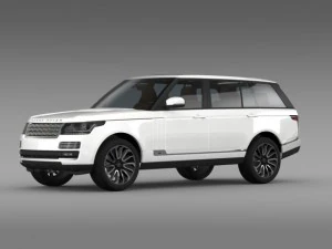 range rover autobiography lwb l405 2014 3D Model