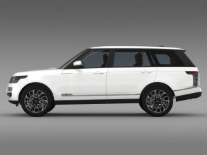 range rover autobiography lwb l405 2014 3D Model
