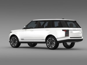 range rover autobiography lwb l405 2014 3D Model