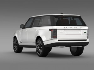 range rover autobiography lwb l405 2014 3D Model