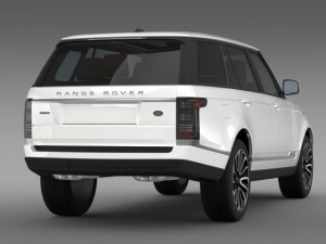 range rover autobiography lwb l405 2014 3D Model