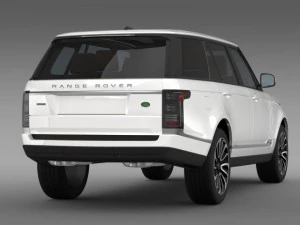 range rover autobiography lwb l405 2014 3D Model