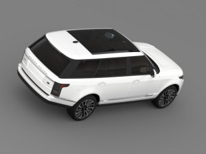 range rover autobiography lwb l405 2014 3D Model