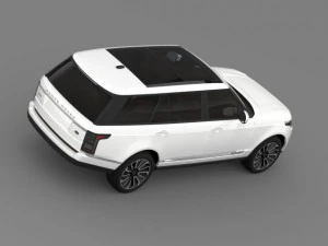 range rover autobiography lwb l405 2014 3D Model