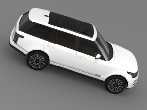 range rover autobiography lwb l405 2014 3D Model