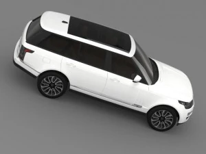 range rover autobiography lwb l405 2014 3D Model