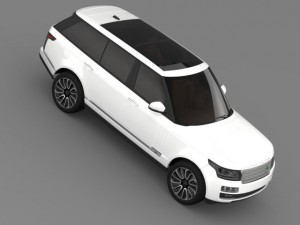 range rover autobiography lwb l405 2014 3D Model