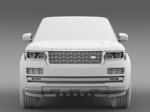 range rover autobiography lwb l405 2014 3D Model