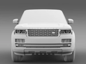 range rover autobiography lwb l405 2014 3D Model