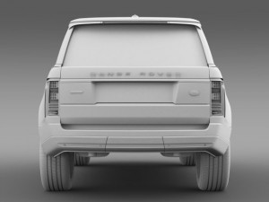 range rover autobiography lwb l405 2014 3D Model