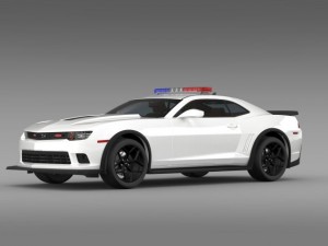 chevrolet camaro z28 police 2015 3Dモデル