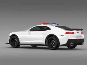 chevrolet camaro z28 police 2015 3Dモデル