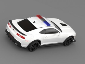 chevrolet camaro z28 police 2015 3Dモデル