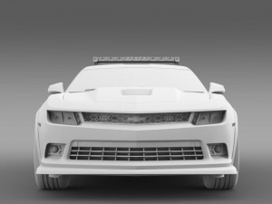 chevrolet camaro z28 police 2015 3Dモデル