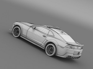 chevrolet camaro z28 police 2015 3Dモデル