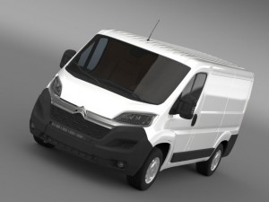 citroen jumper van l1h1 2015 3D Model