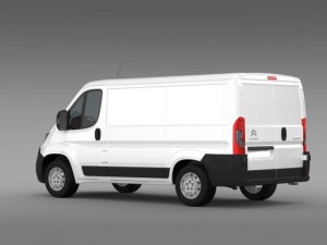 citroen jumper van l1h1 2015 3D 모델