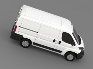 citroen jumper van l1h1 2015 3D 모델
