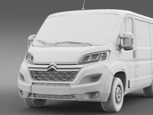 citroen jumper van l1h1 2015 3D 모델