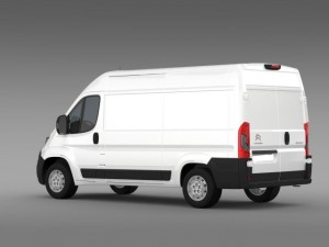 citroen jumper van l2h2 2015 3D Model