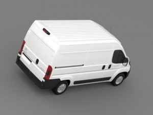 citroen jumper van l2h2 2015 3D Model