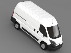 citroen jumper van l2h2 2015 3D Model